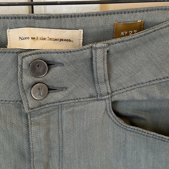 Pilcro Green Low Rise Bootcut Jeans Size 27 - Picture 4 of 10